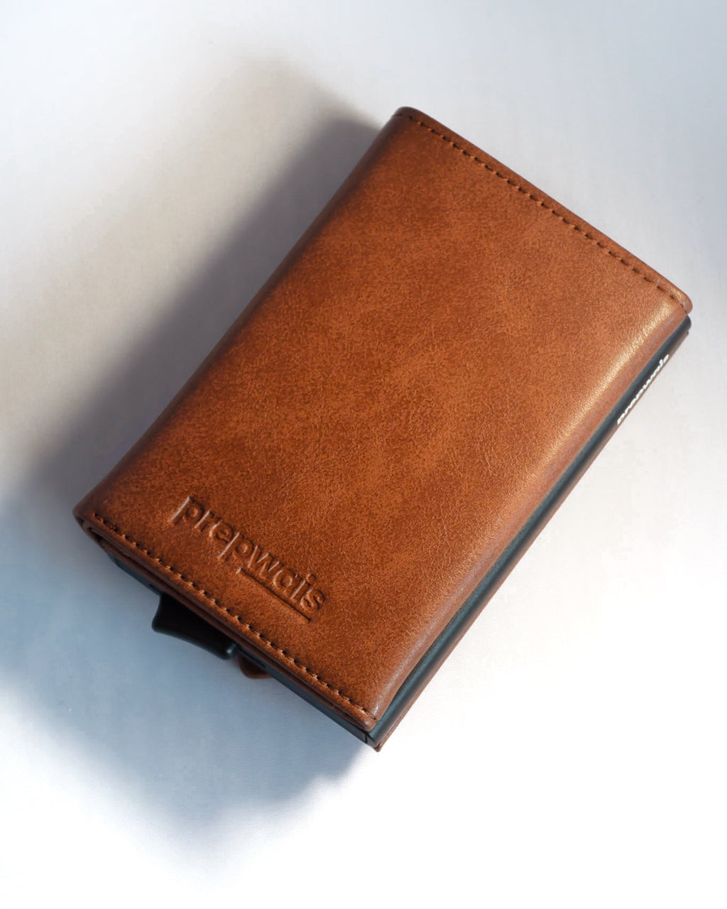 Tarjetero Simple Marrón