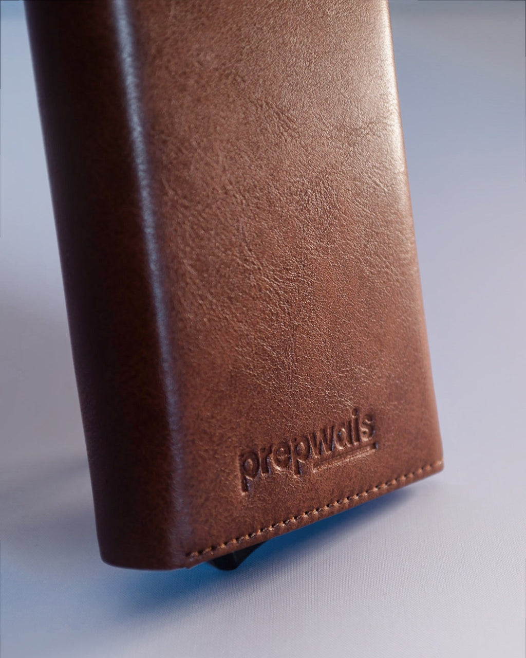 Tarjetero Simple Marrón