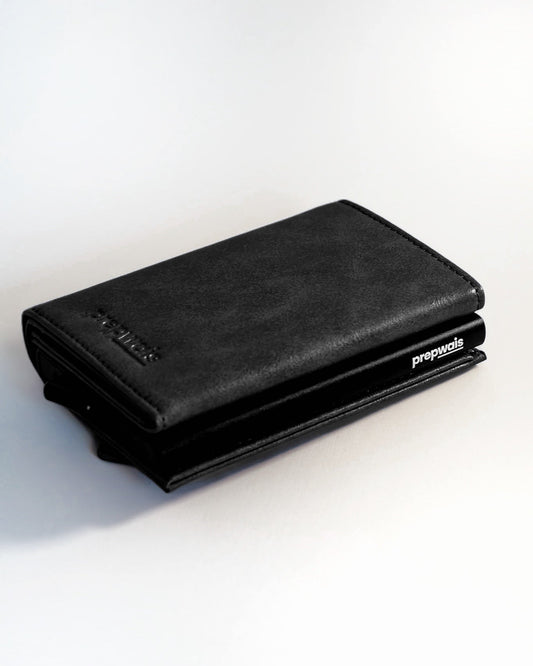 Tarjetero Simple Negro