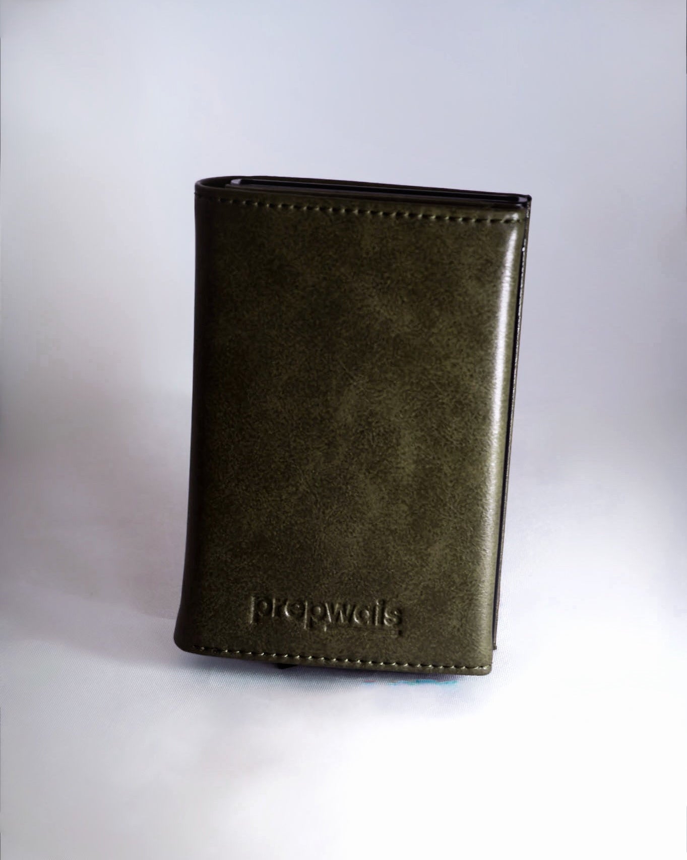 Tarjetero Simple Verde Oliva