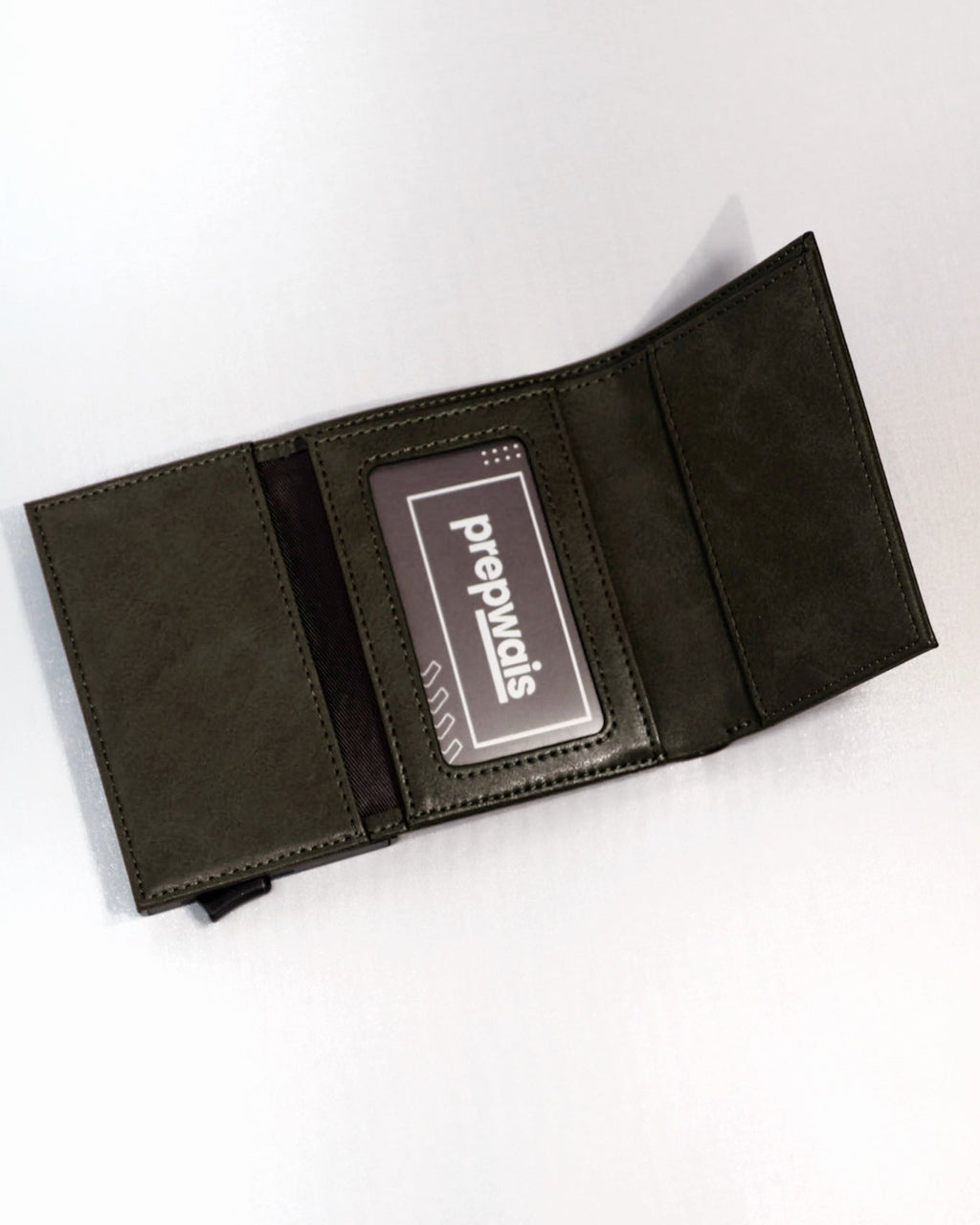 Tarjetero Simple Verde Oliva