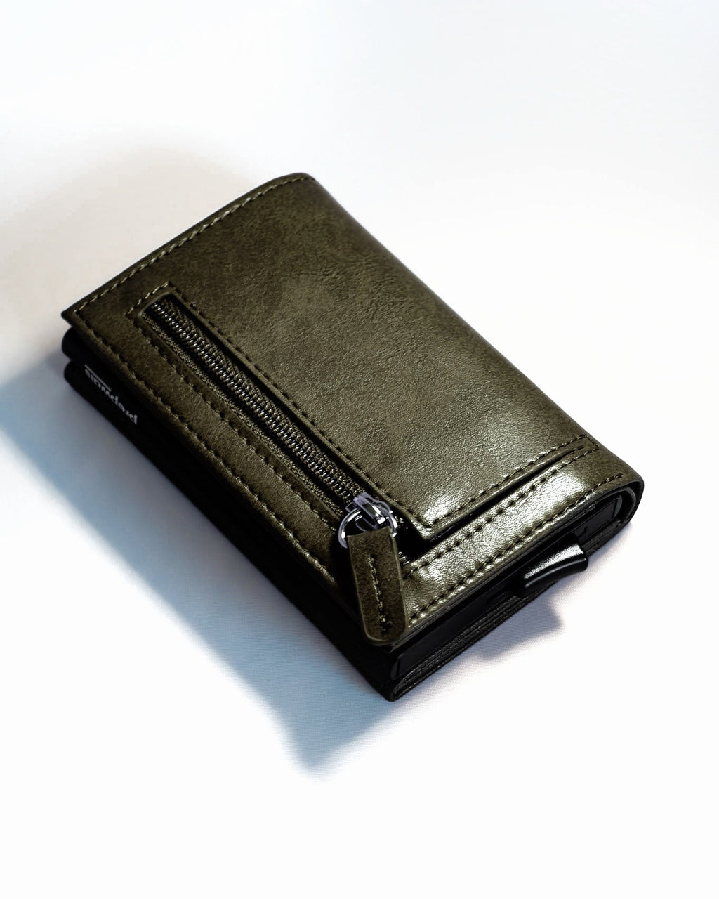 Tarjetero Simple Verde Oliva