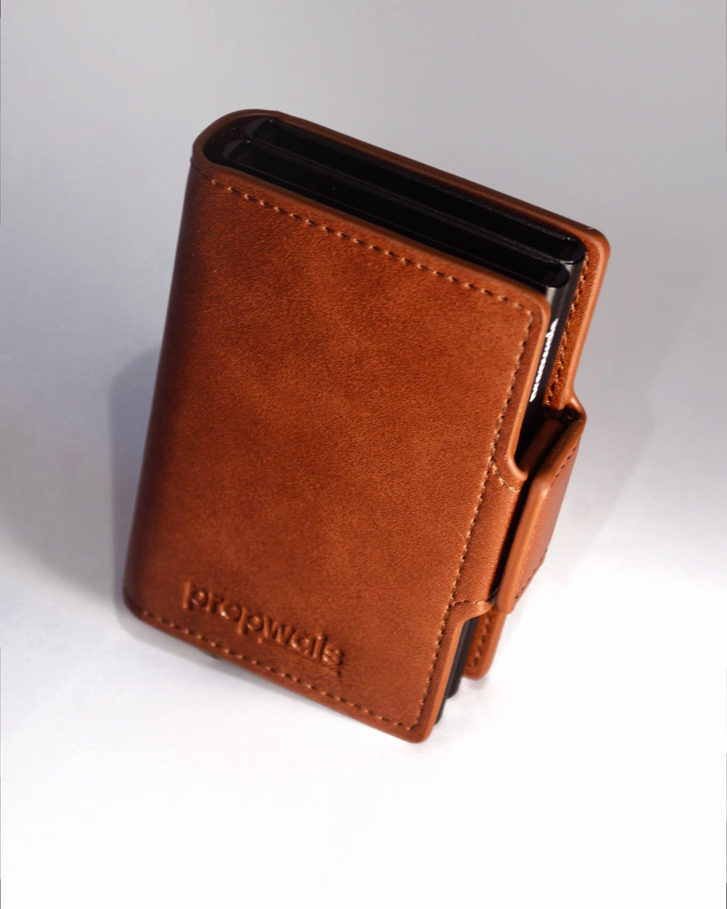 Tarjetero Doble Marrón