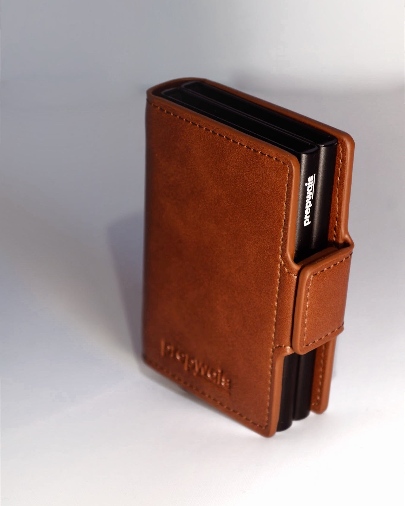 Tarjetero Doble Marrón