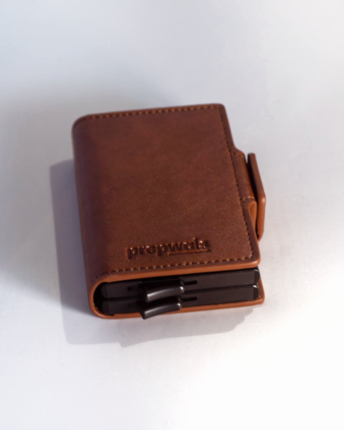 Tarjetero Doble Marrón