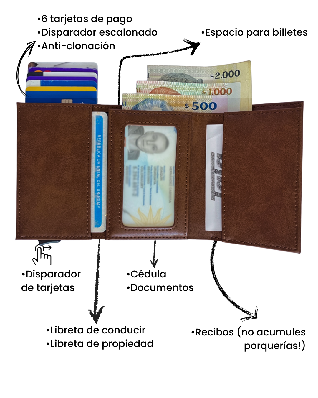 Tarjetero Simple Espresso